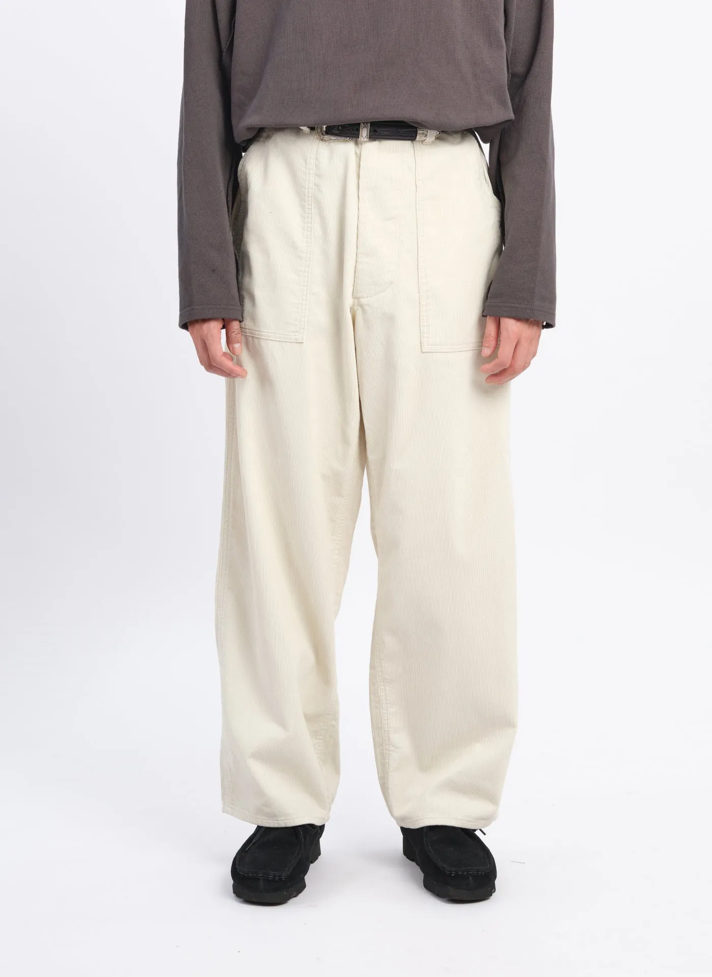 14W Corduroy Wide Tapered Baker Pants