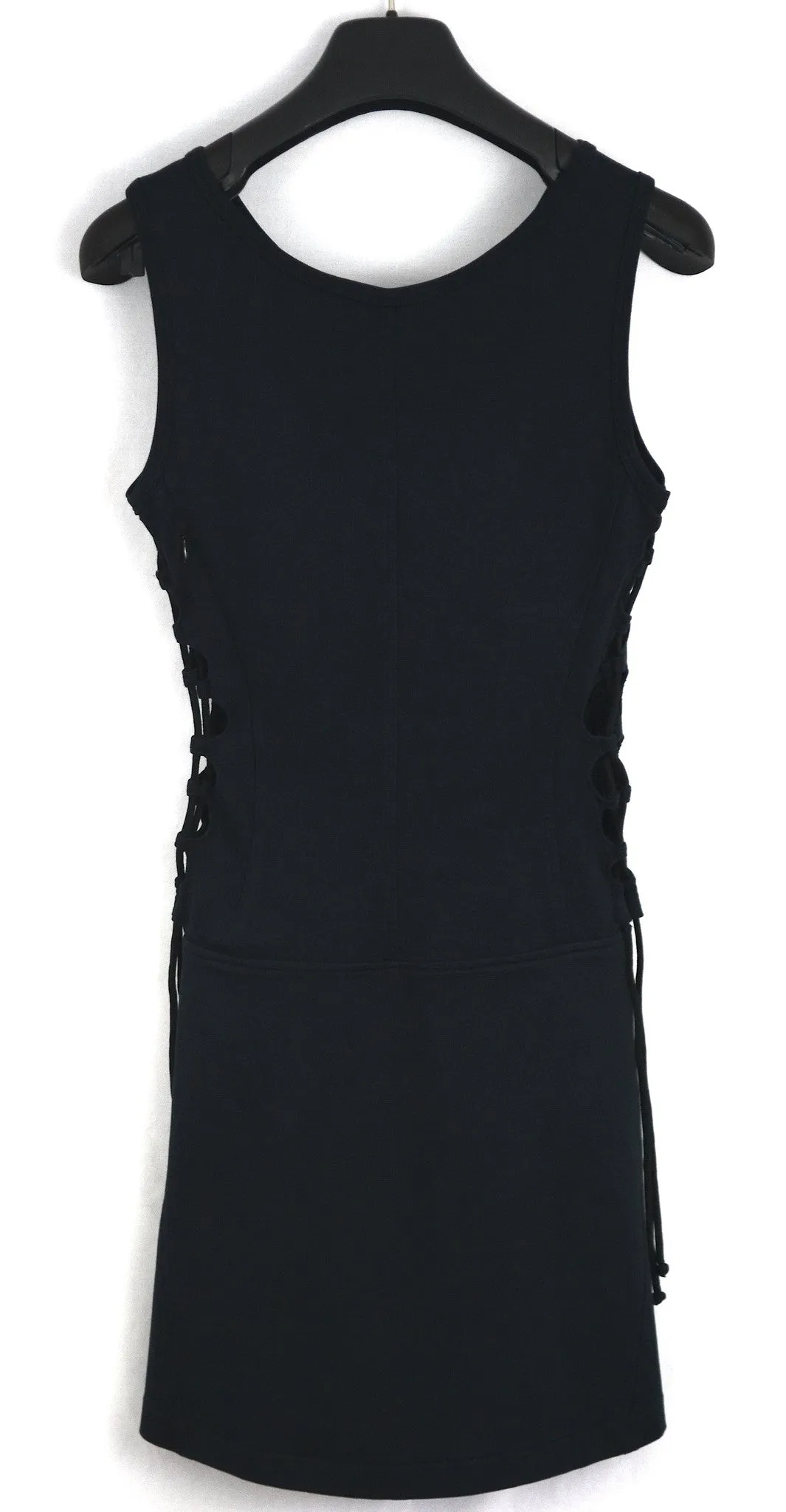 2001 Compact Jersey Tailored Sport Dress with Laced Cut-Outs