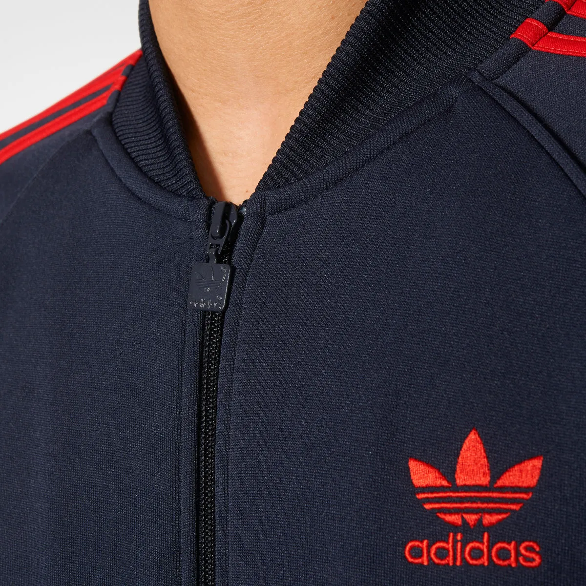 Adidas Originals Superstar Men's Track Jacket Legend Ink/Red