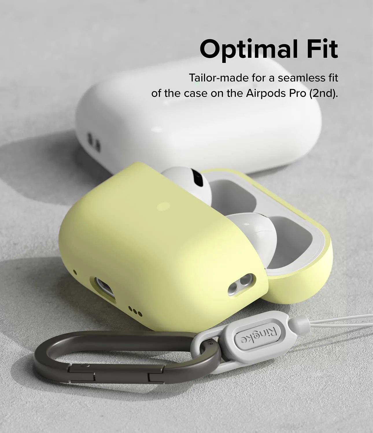 AirPods Pro 2 (2nd Generation) Pouch | Silicone Case - Mellow Yellow