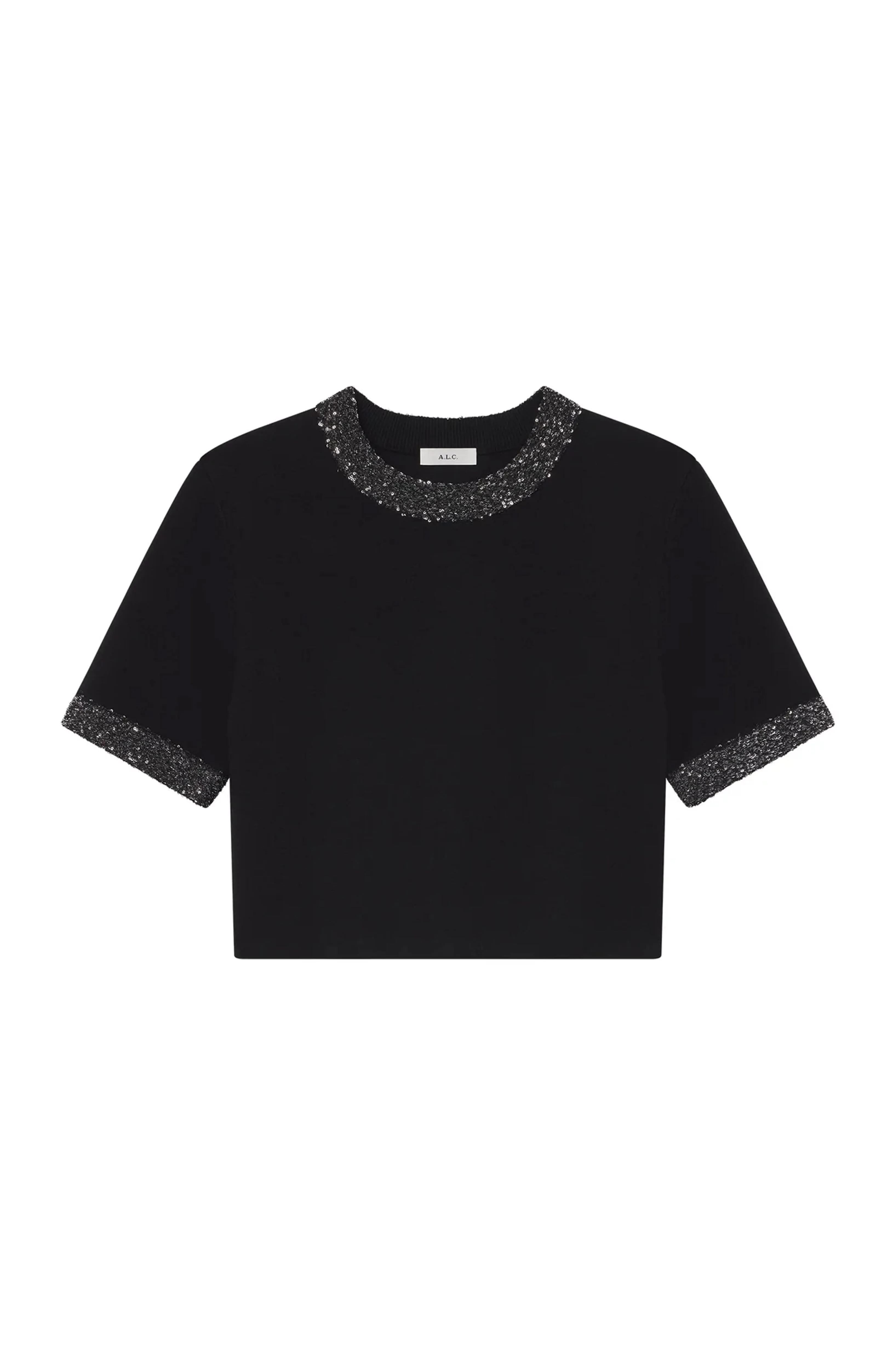 A.L.C. | Maeve Top - Black/Silver