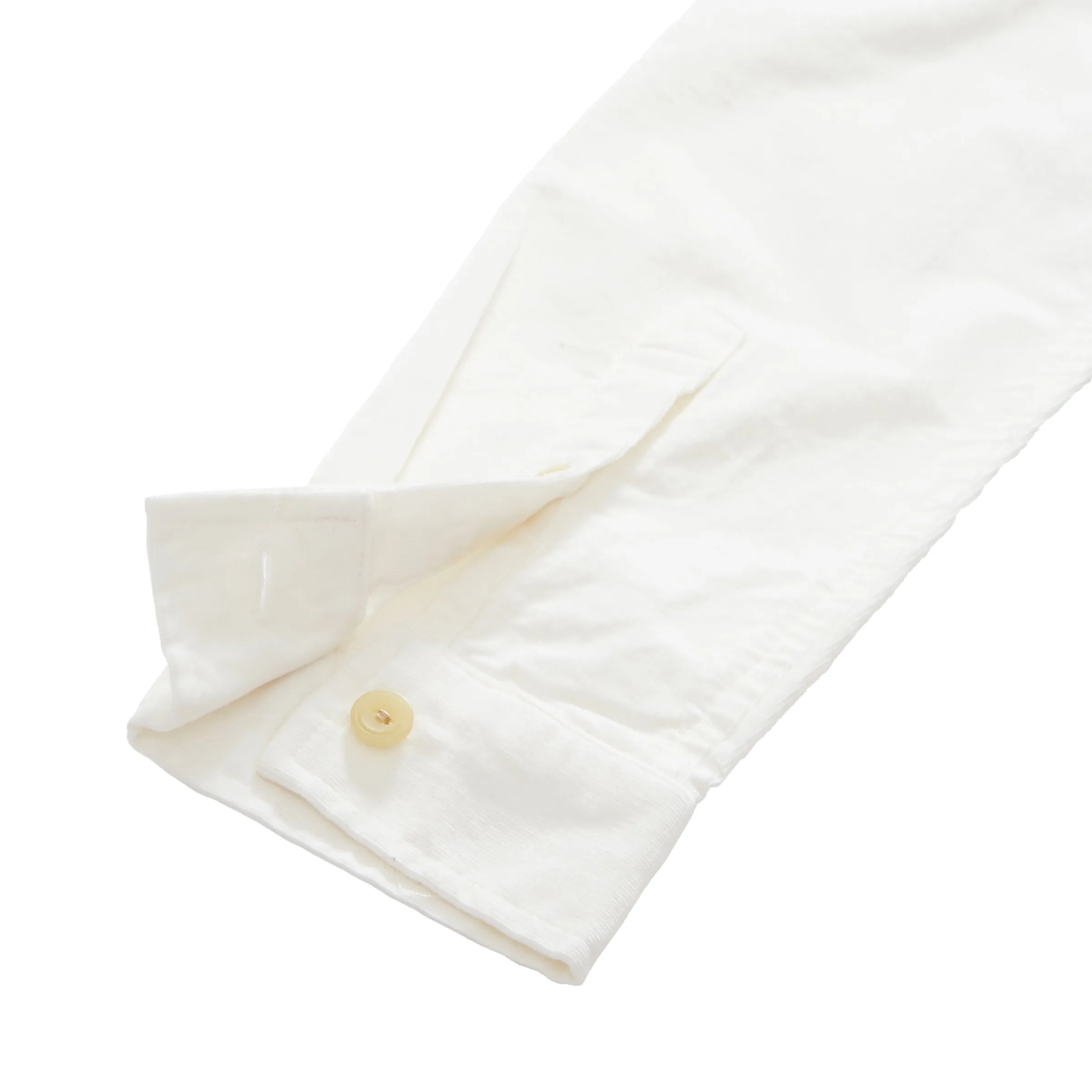 Annabela Slim Fit Stretch Corduroy Shirt - White (Final Sale)