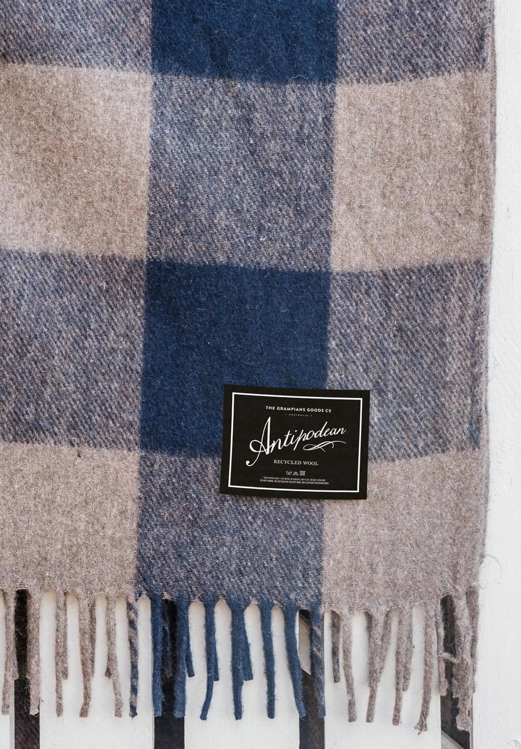 Antipodean Collection | Recycled Wool Check Blankets | Bellfield