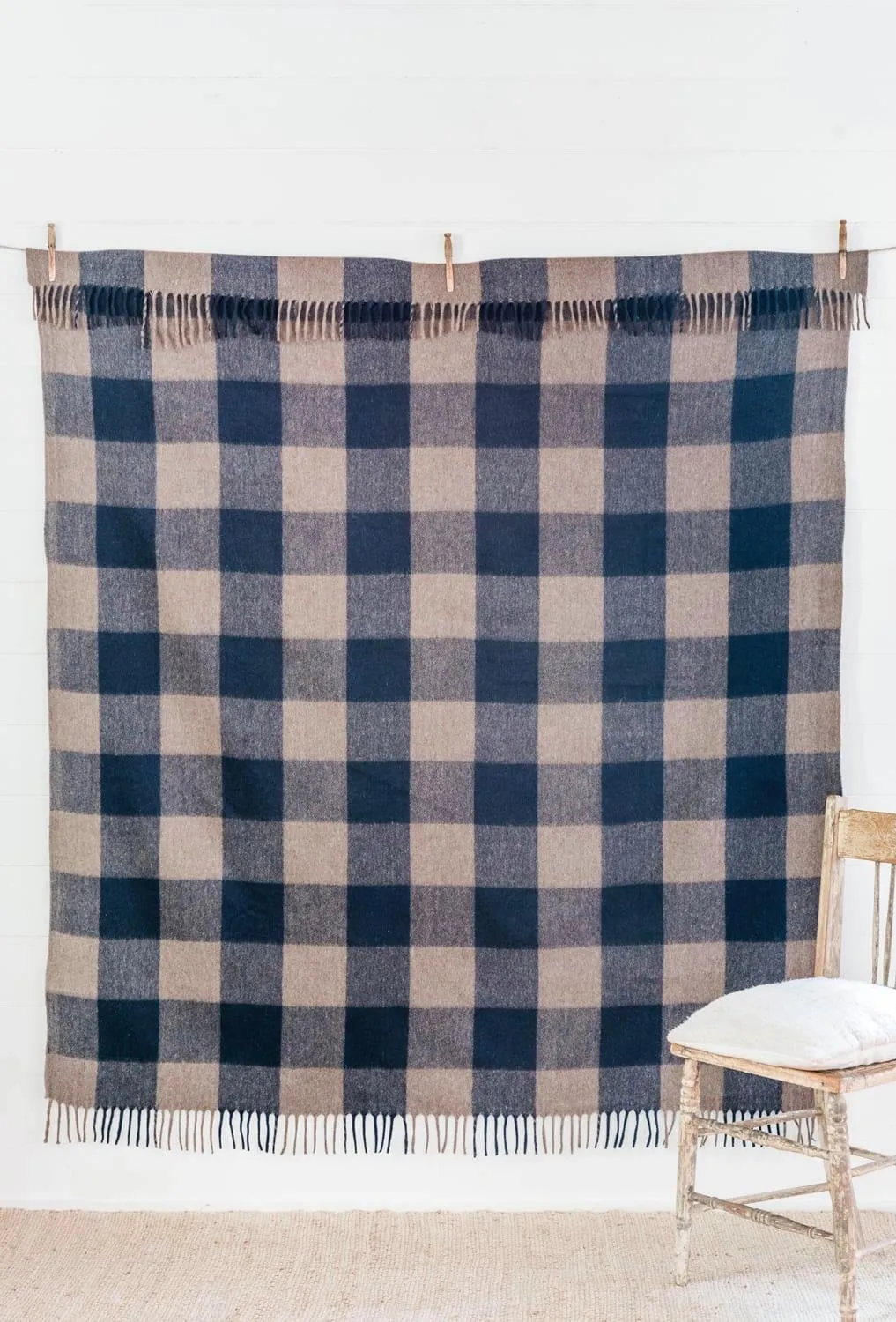 Antipodean Collection | Recycled Wool Check Blankets | Bellfield