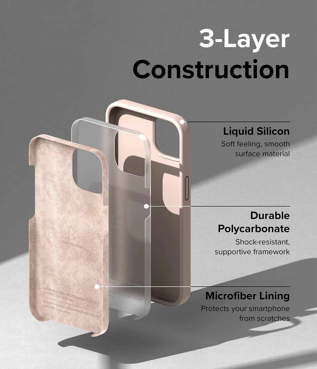 Apple iPhone 14 Plus Back Cover Case | Silicone - Pink Sand