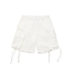 BAGGY CARGO SHORTS - WHITE