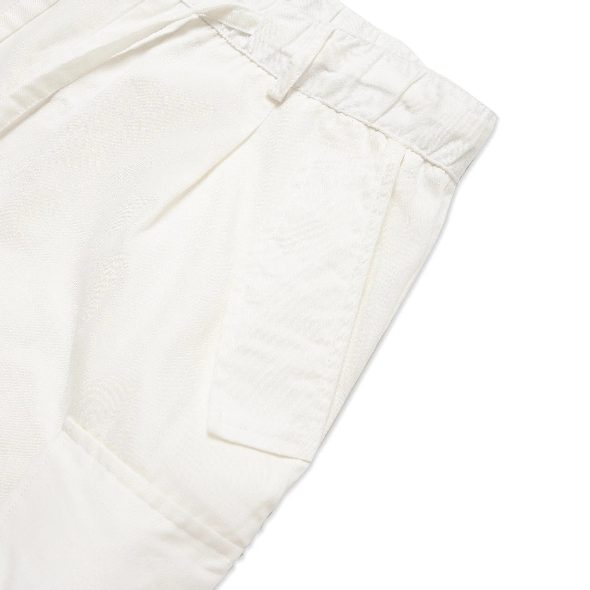 BAGGY CARGO SHORTS - WHITE