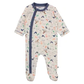 Bebe Beau Zip Romper (Size PREM-0)