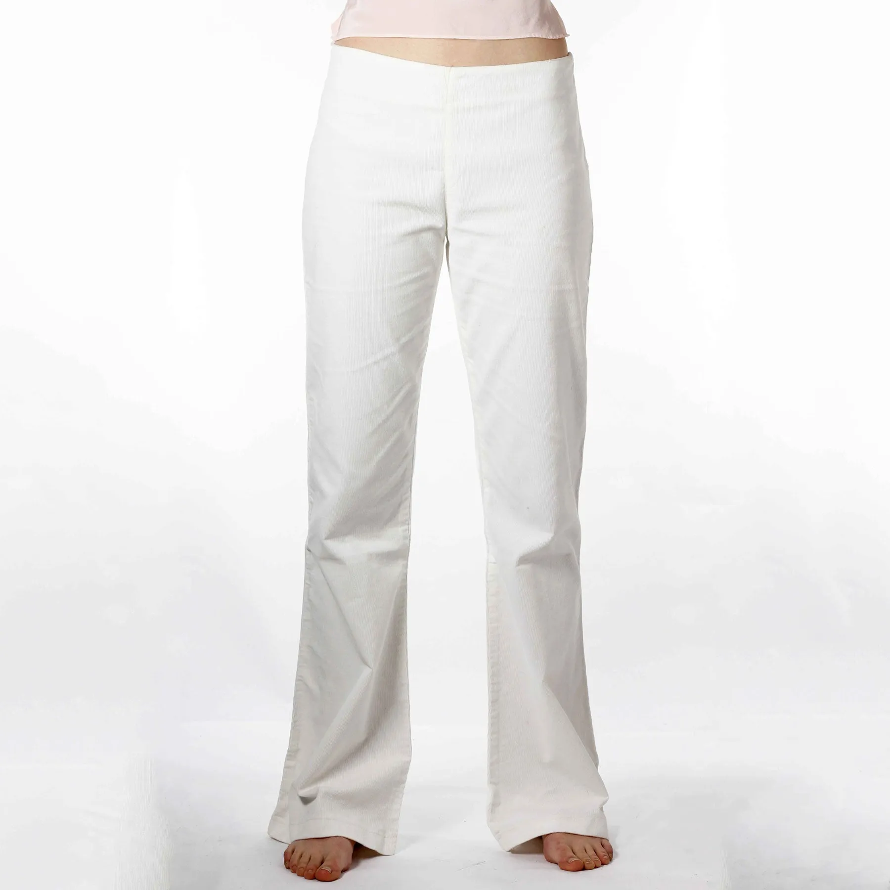 Bell-bottom cotton velvet corduroy pants