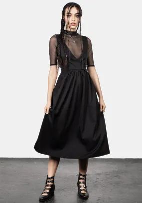 Belladonna Wrap Suspender Midi Dress