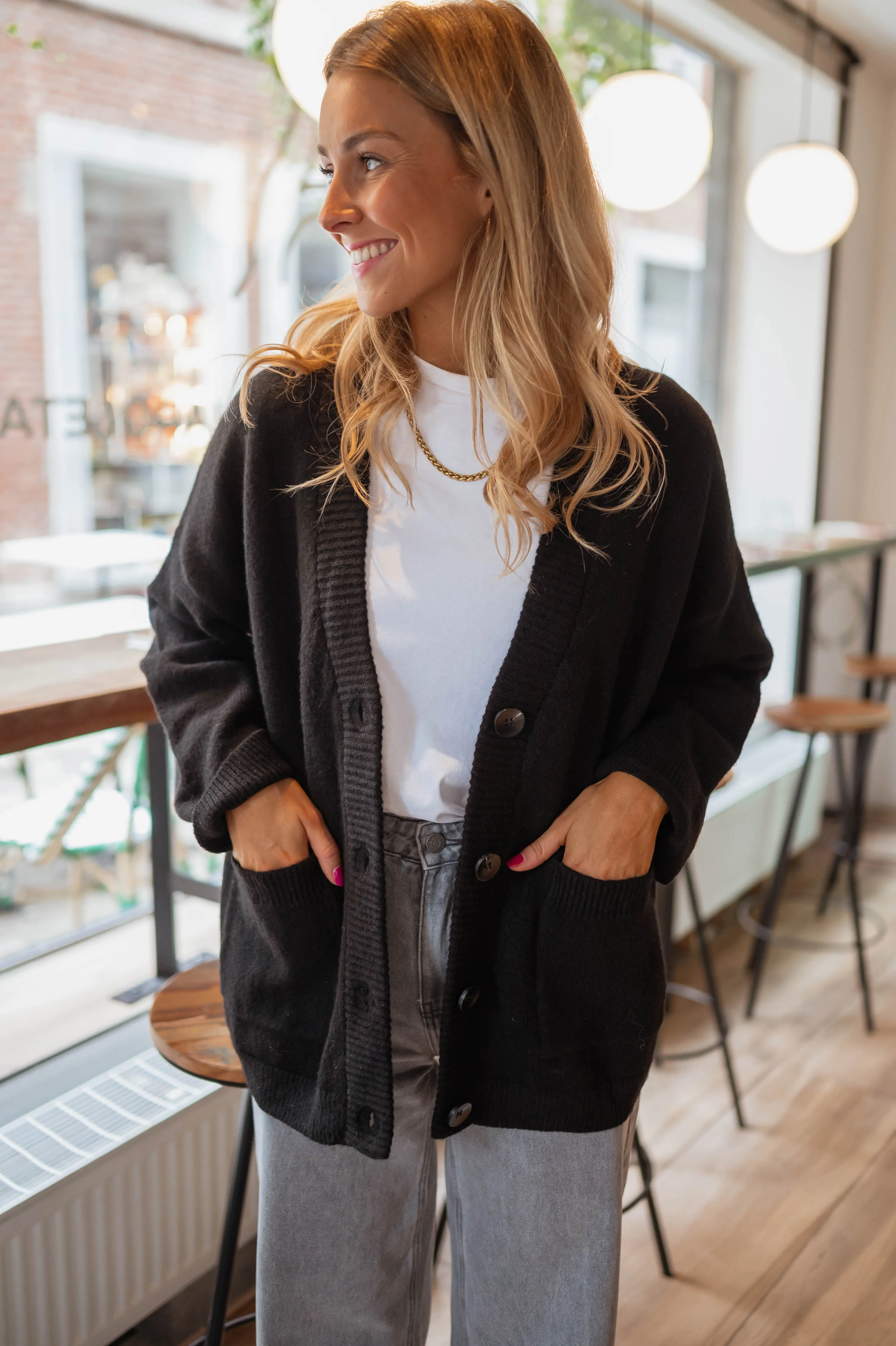 Black Marta Cardigan