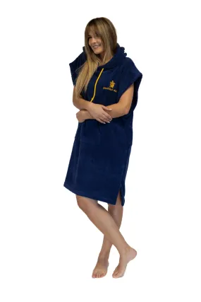 Blue Surf Poncho - Medium Size - Cotton - sleeveless