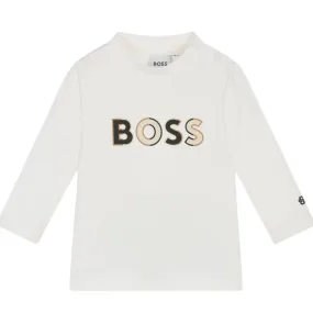 BOSS Baby Long Sleeved Off-White T-Shirt