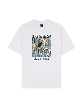 Brain Dead Book Club T-shirt - White