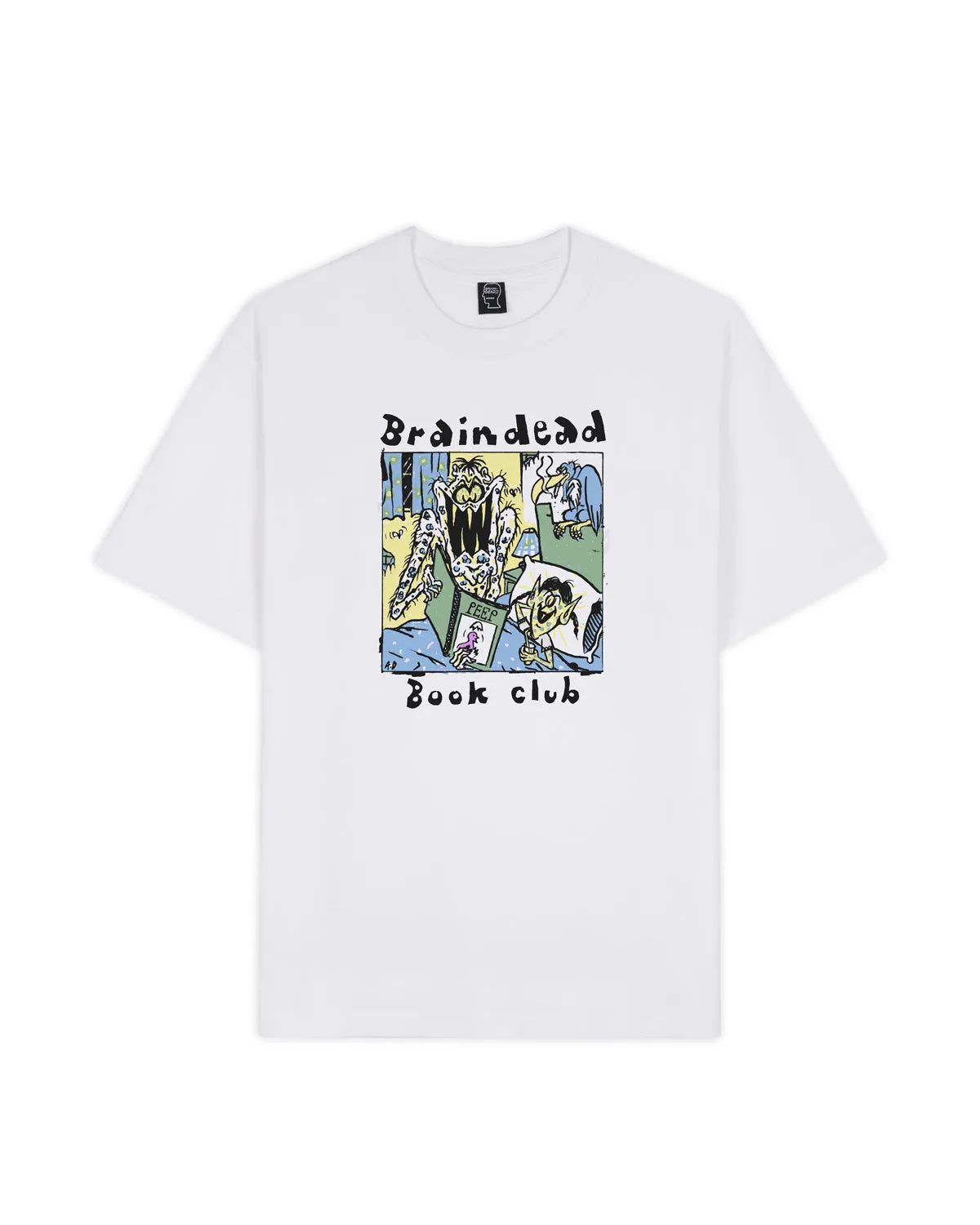 Brain Dead Book Club T-shirt - White