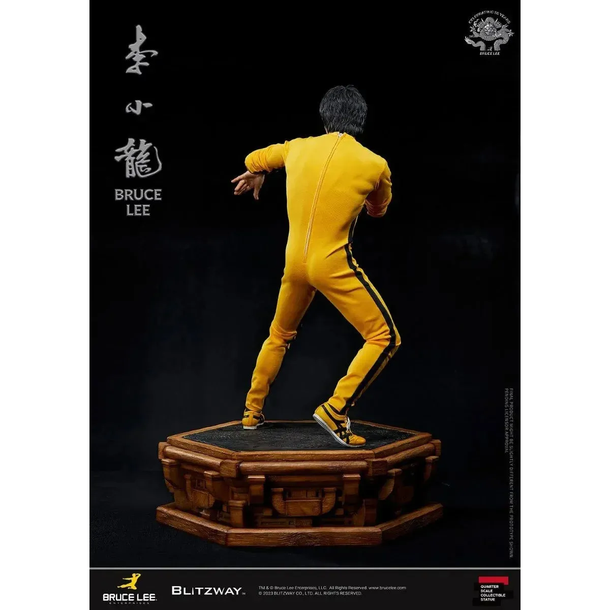 Bruce Lee Tribute 50th Anniversary Superb Scale 1:4 Statue by Blitzway