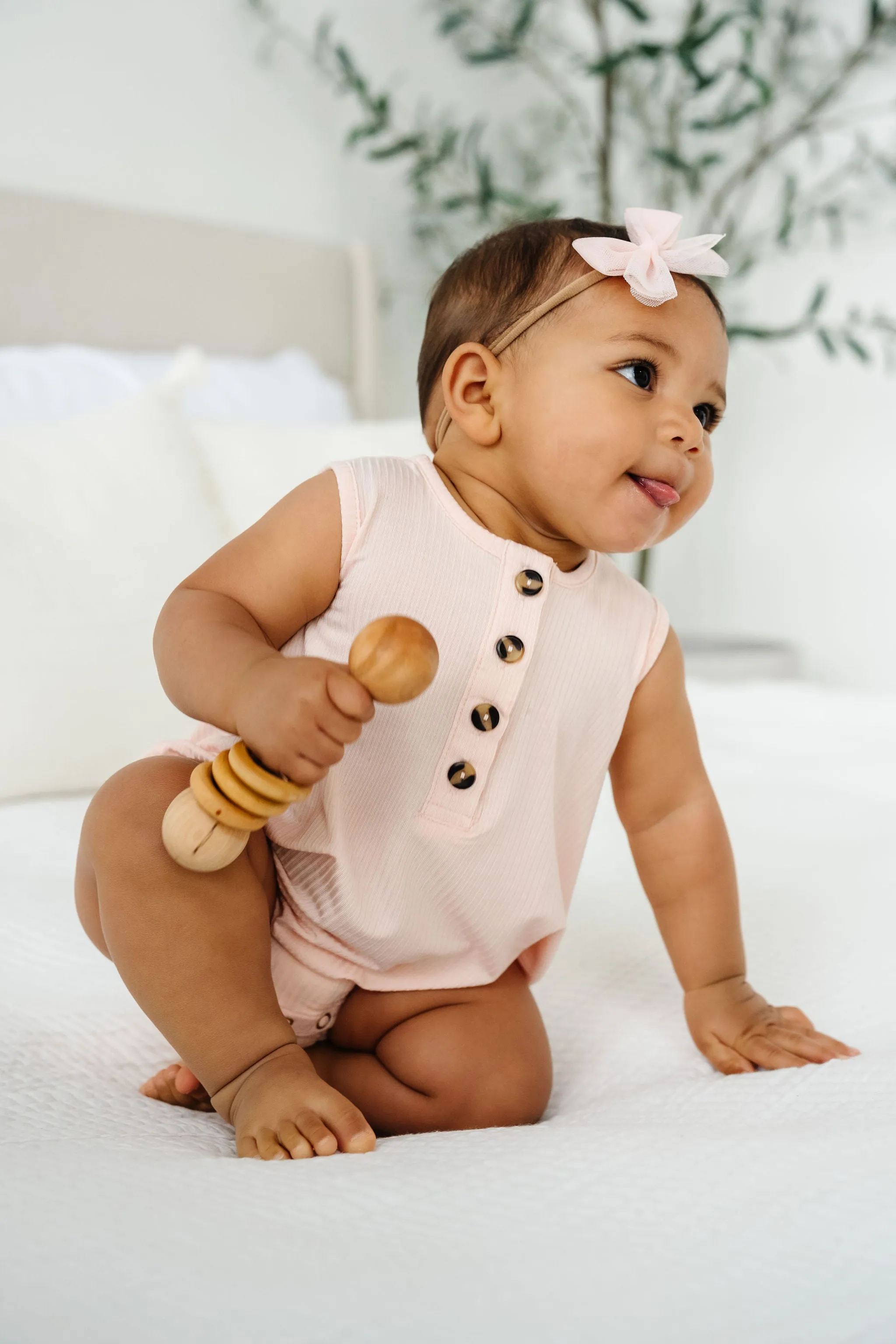 Bubble Romper - Rosie Ribbed