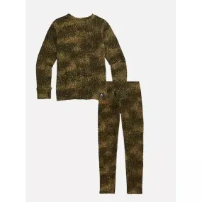 Burton 2023 Kids' Fleece Base Layer Set Cobra Camo