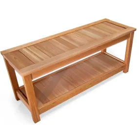 Cedar Deluxe Sauna Bench - Handcrafted In Canada With Rot Resistant, Untreated, Western Red Cedar.