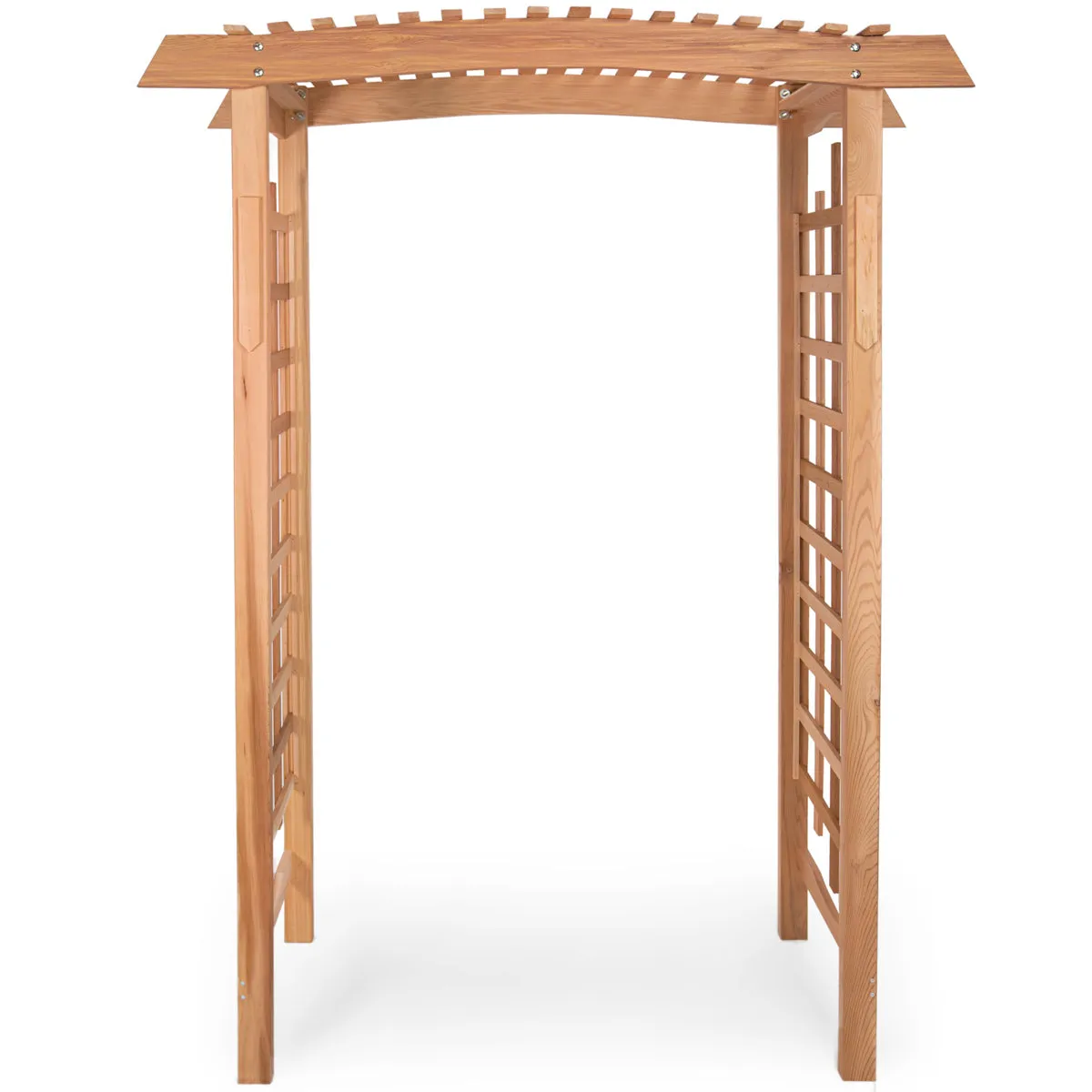 Cedar Garden Arbor - 80"H x 45"W - Handcrafted In Canada With Rot Resistant, Untreated, Western Red Cedar.