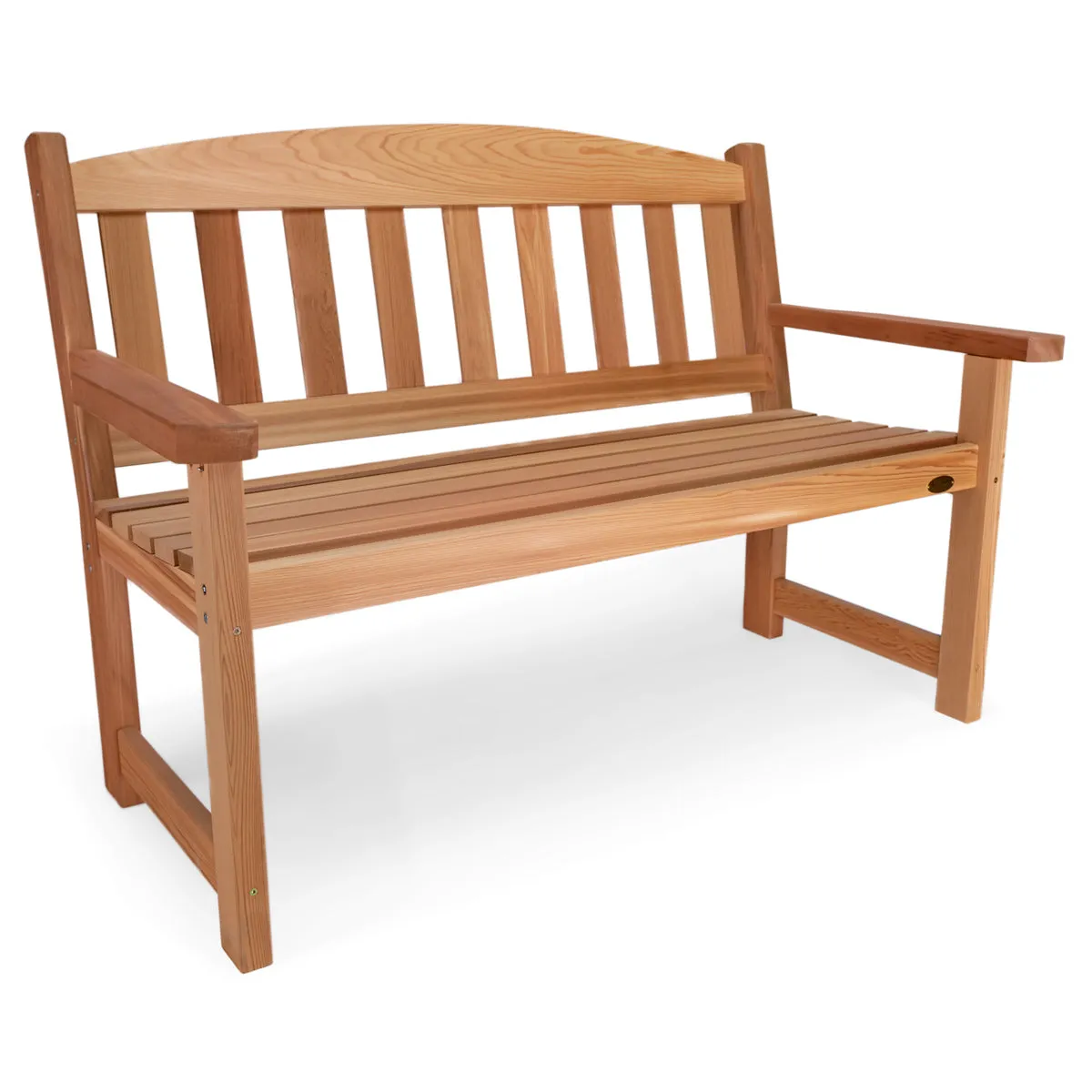 Cedar Garden Bench - 51"W - Seats 2, Handcrafted In Canada With Rot Resistant, Untreated, Western Red Cedar.