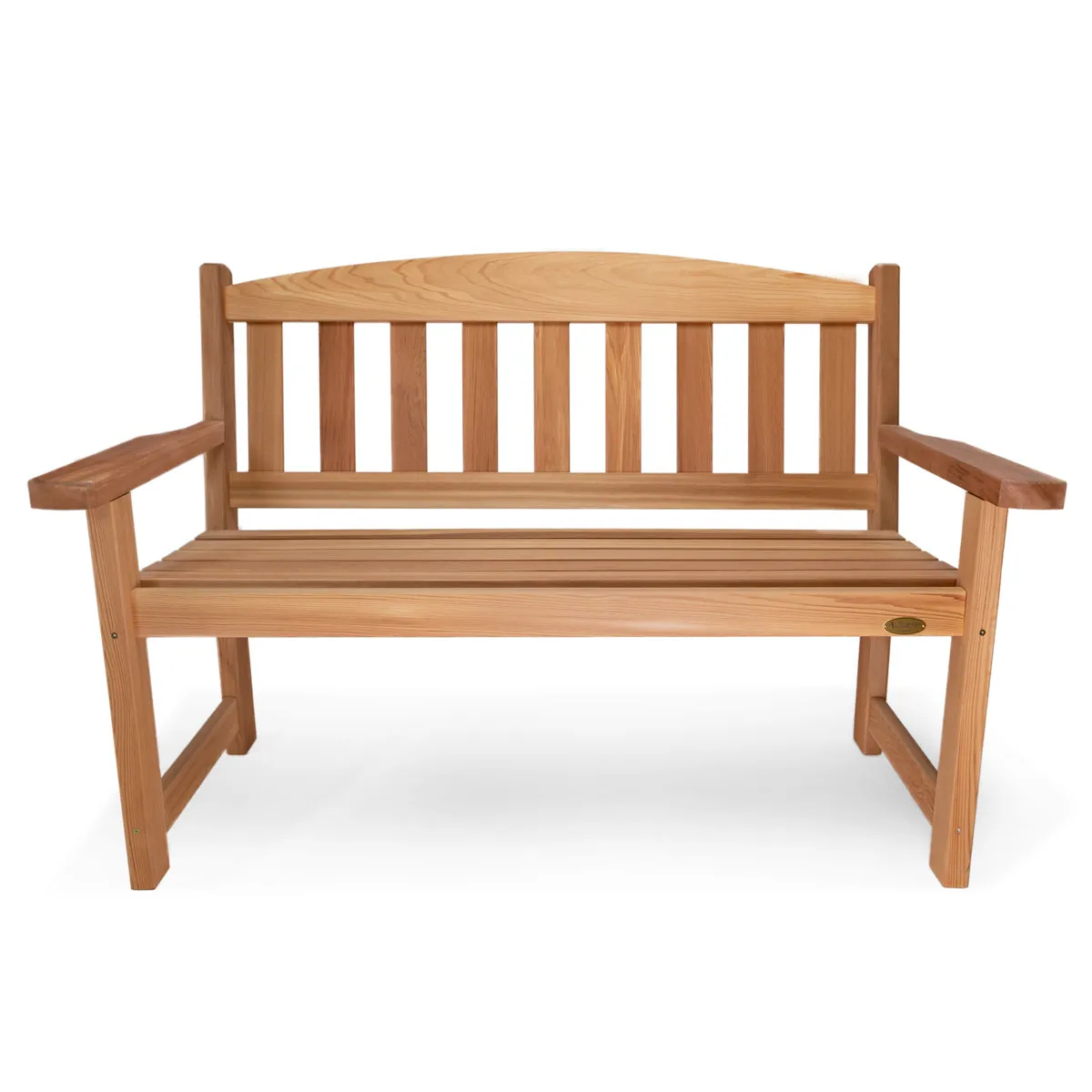 Cedar Garden Bench - 51"W - Seats 2, Handcrafted In Canada With Rot Resistant, Untreated, Western Red Cedar.