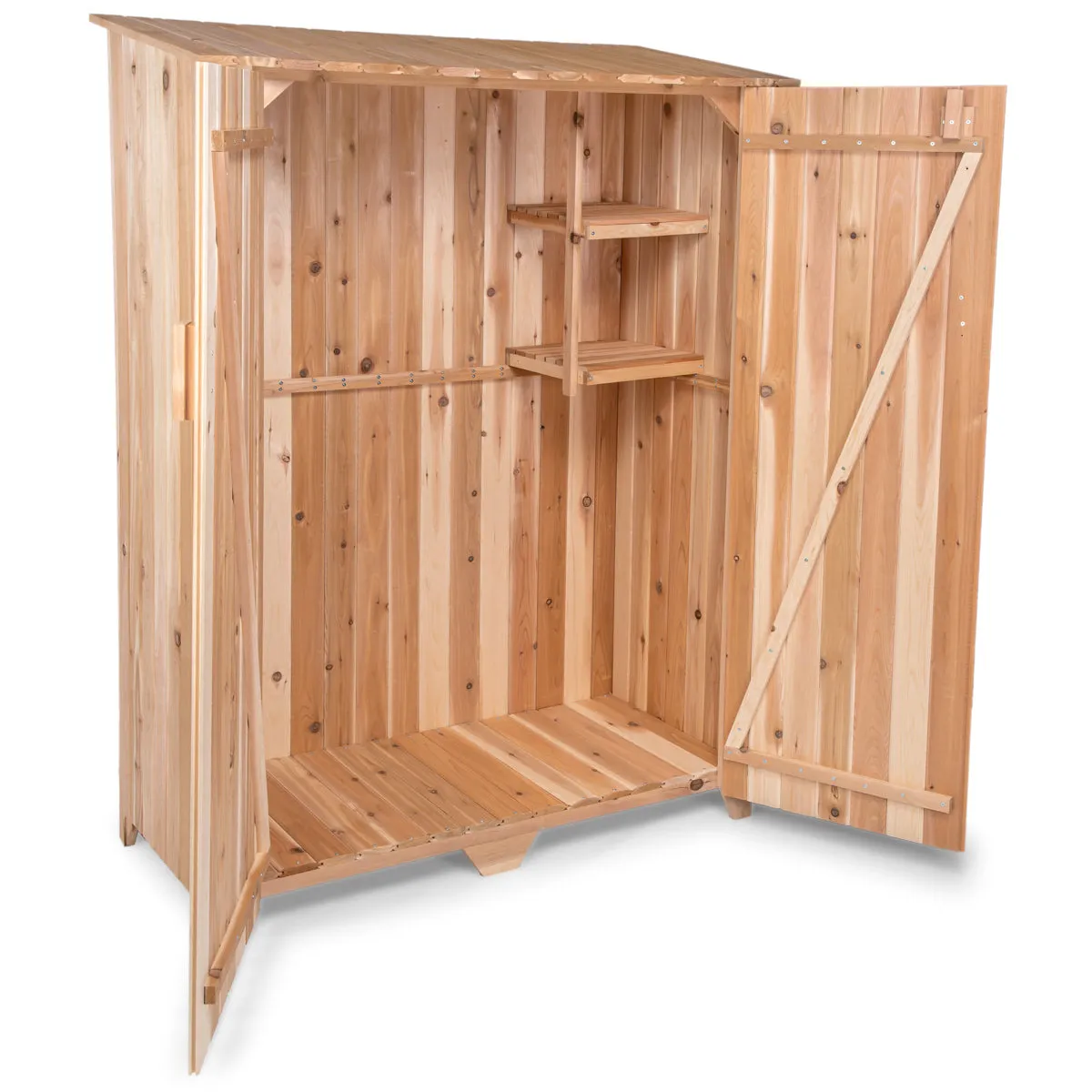 Cedar Garden Shed - Handcrafted In Canada With Rot Resistant, Untreated, Western Red Cedar.