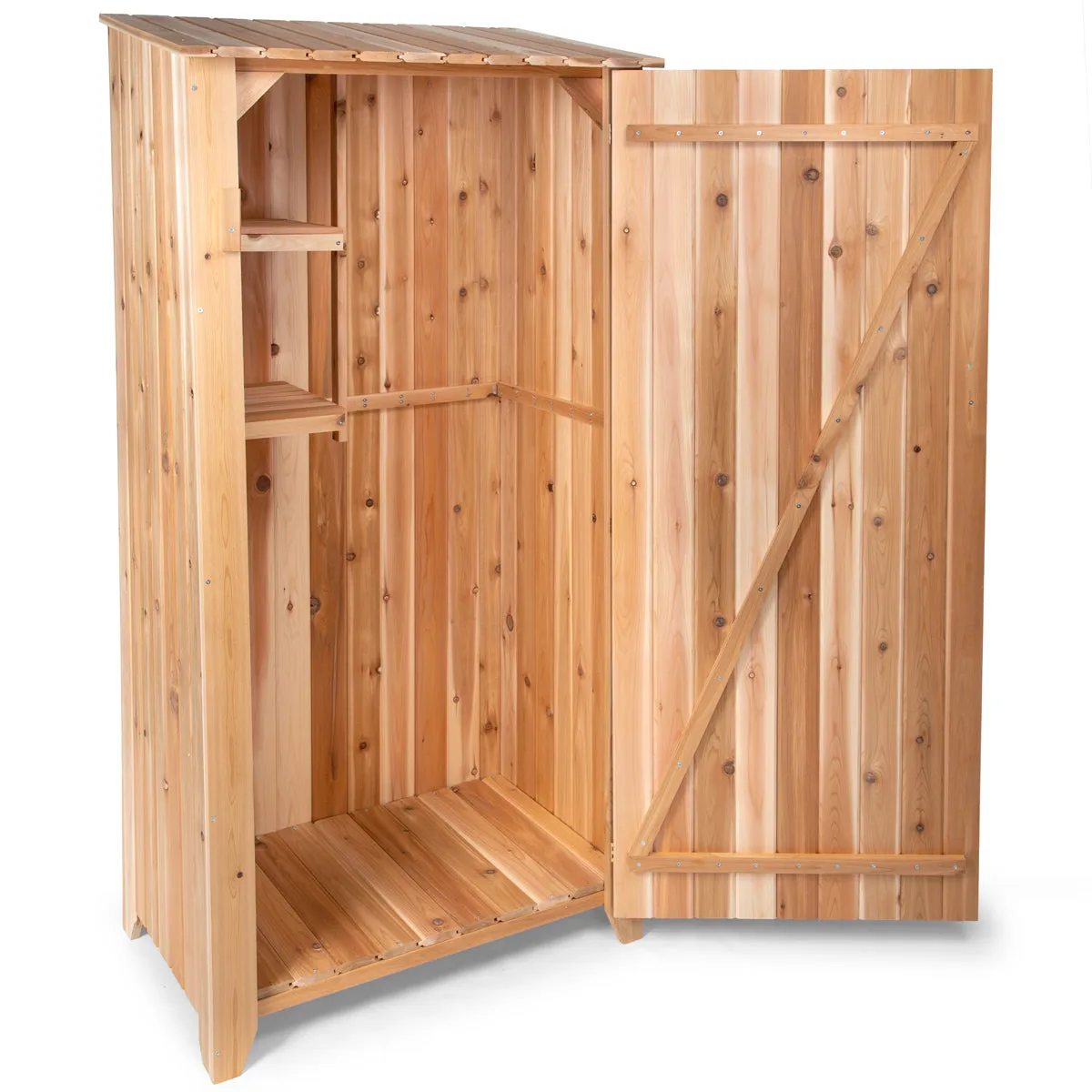 Cedar Garden Shed - Handcrafted In Canada With Rot Resistant, Untreated, Western Red Cedar.