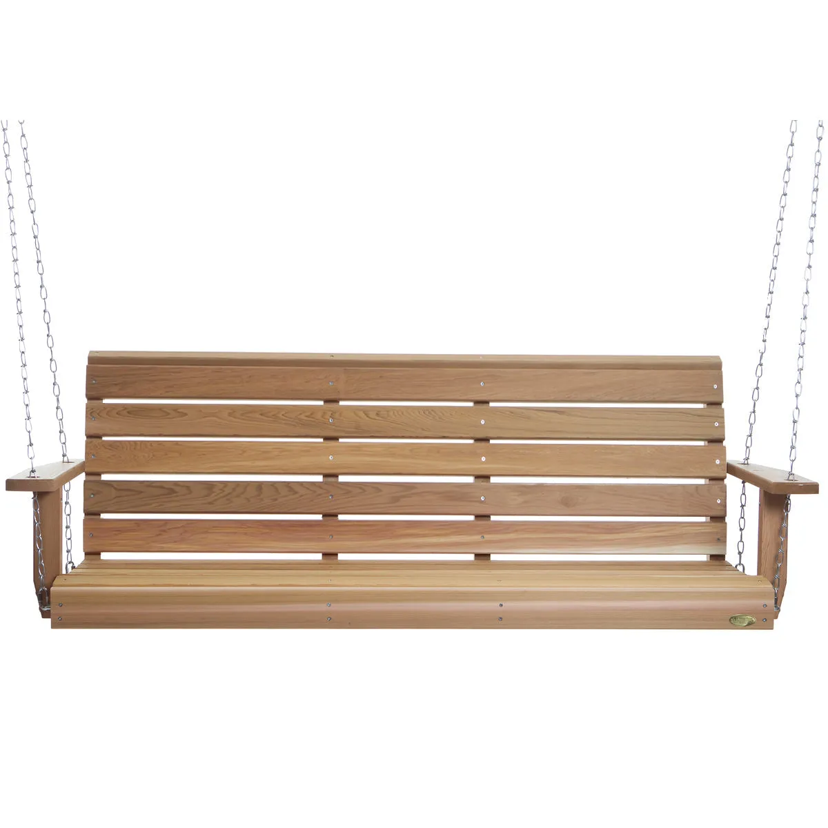 Cedar Porch Swing  - Handcrafted In Canada With Rot Resistant, Untreated, Western Red Cedar.