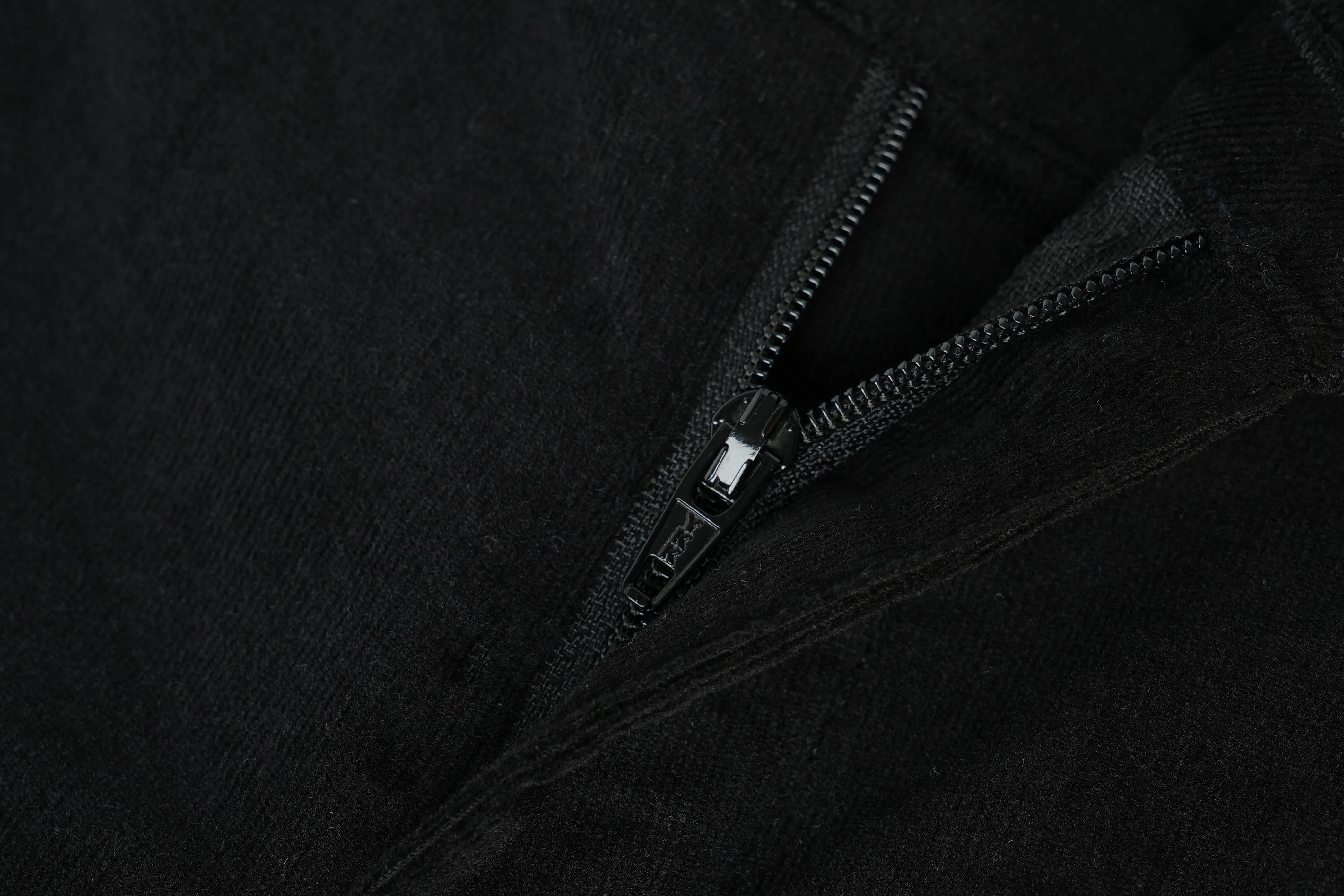 corduroy pant - black