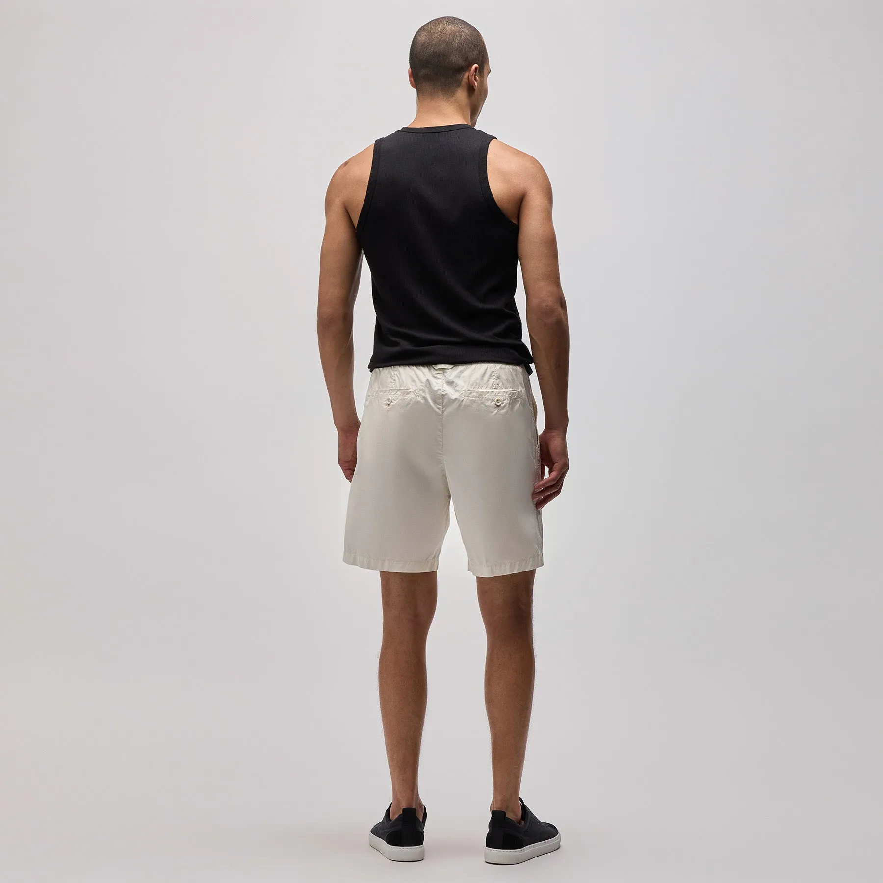 Cotton Poplin Cargo Short - Cotton Pigment