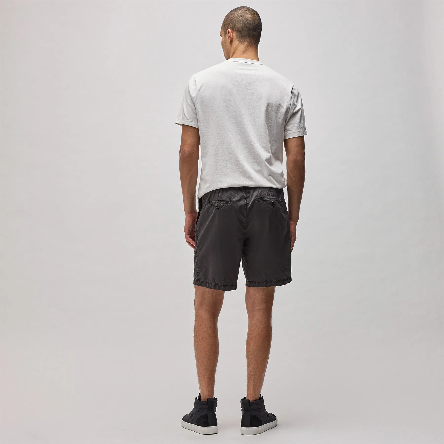 Cotton Poplin Cargo Short - Magma Pigment