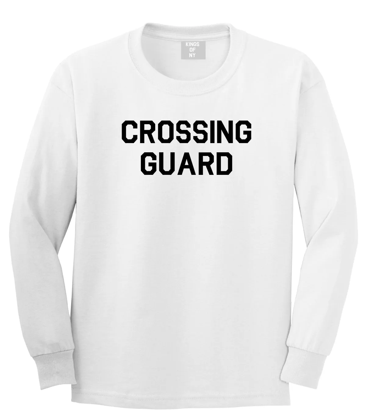 Crossing Guard Mens Long Sleeve T-Shirt