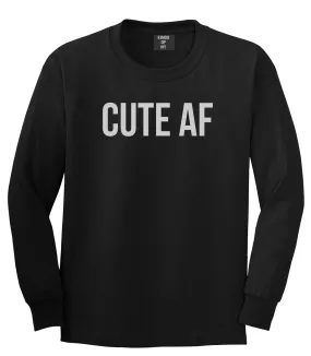 Cute AF Mens Long Sleeve T-Shirt