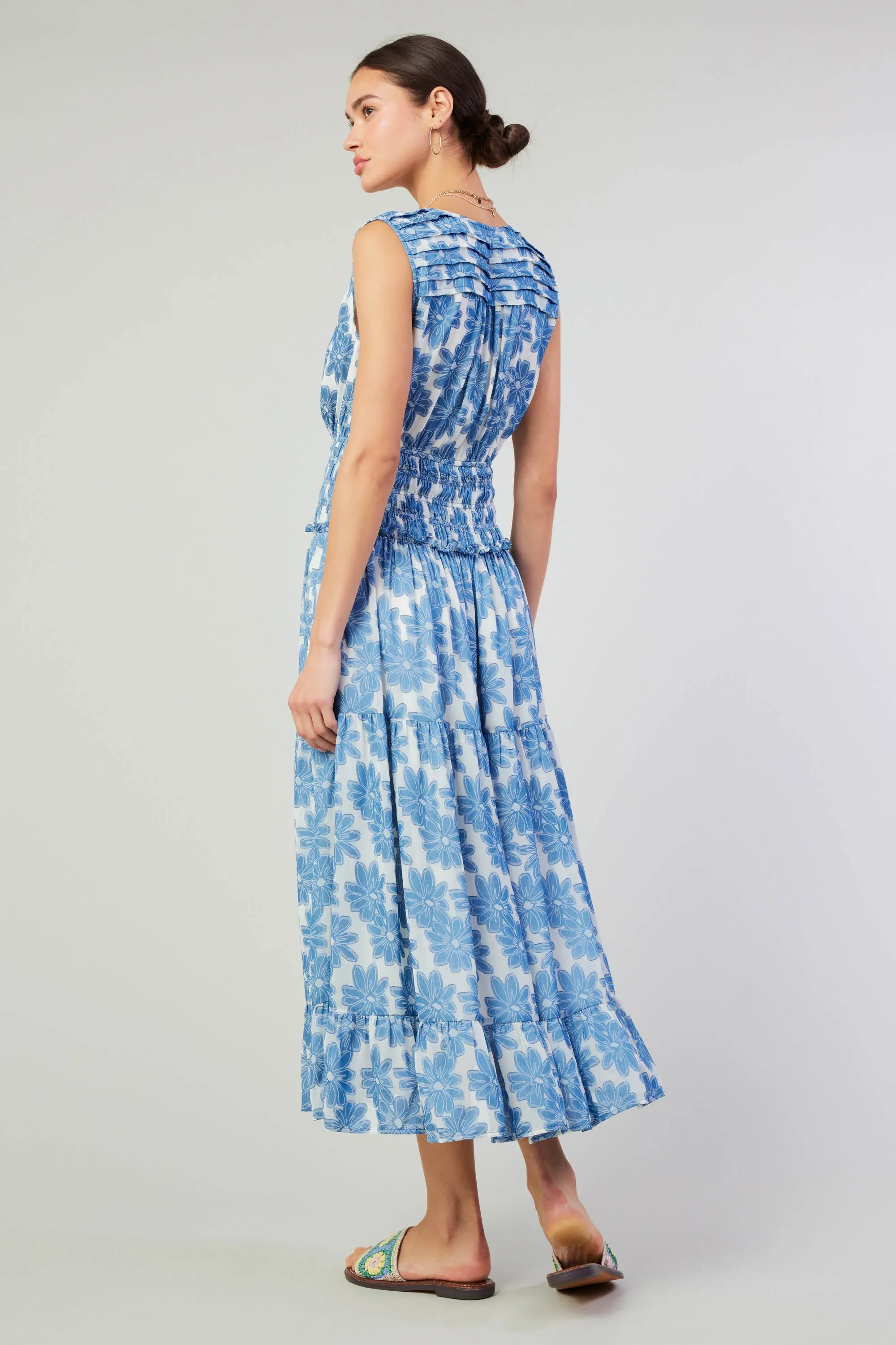 Daisy Jacquard Maxi Dress