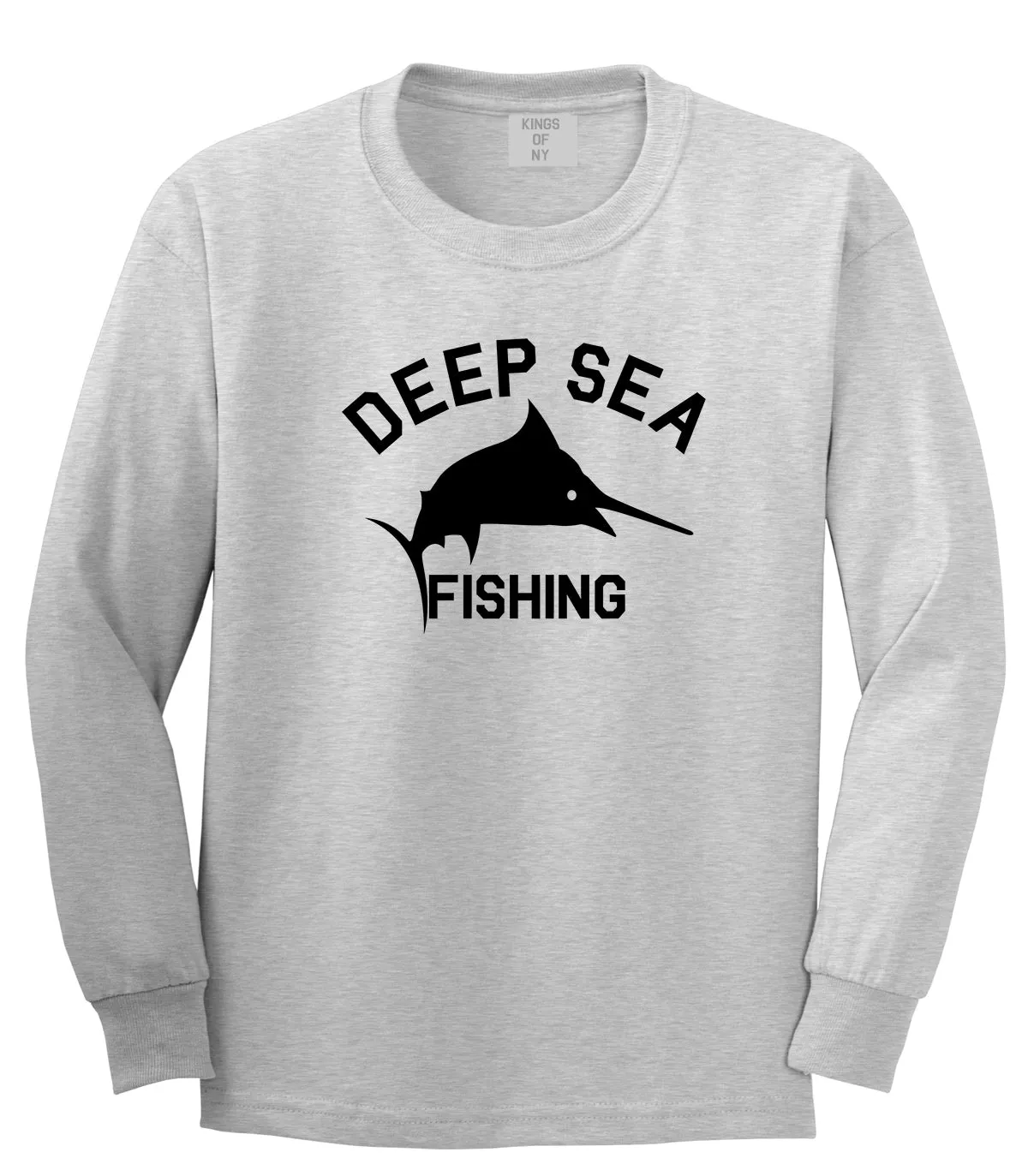 Deep Sea Fishing Mens Long Sleeve T-Shirt