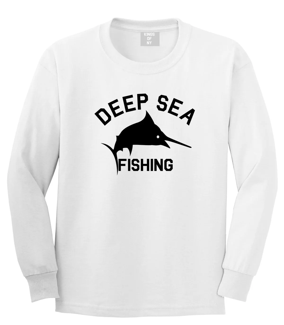 Deep Sea Fishing Mens Long Sleeve T-Shirt