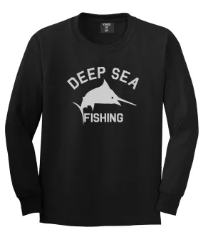 Deep Sea Fishing Mens Long Sleeve T-Shirt