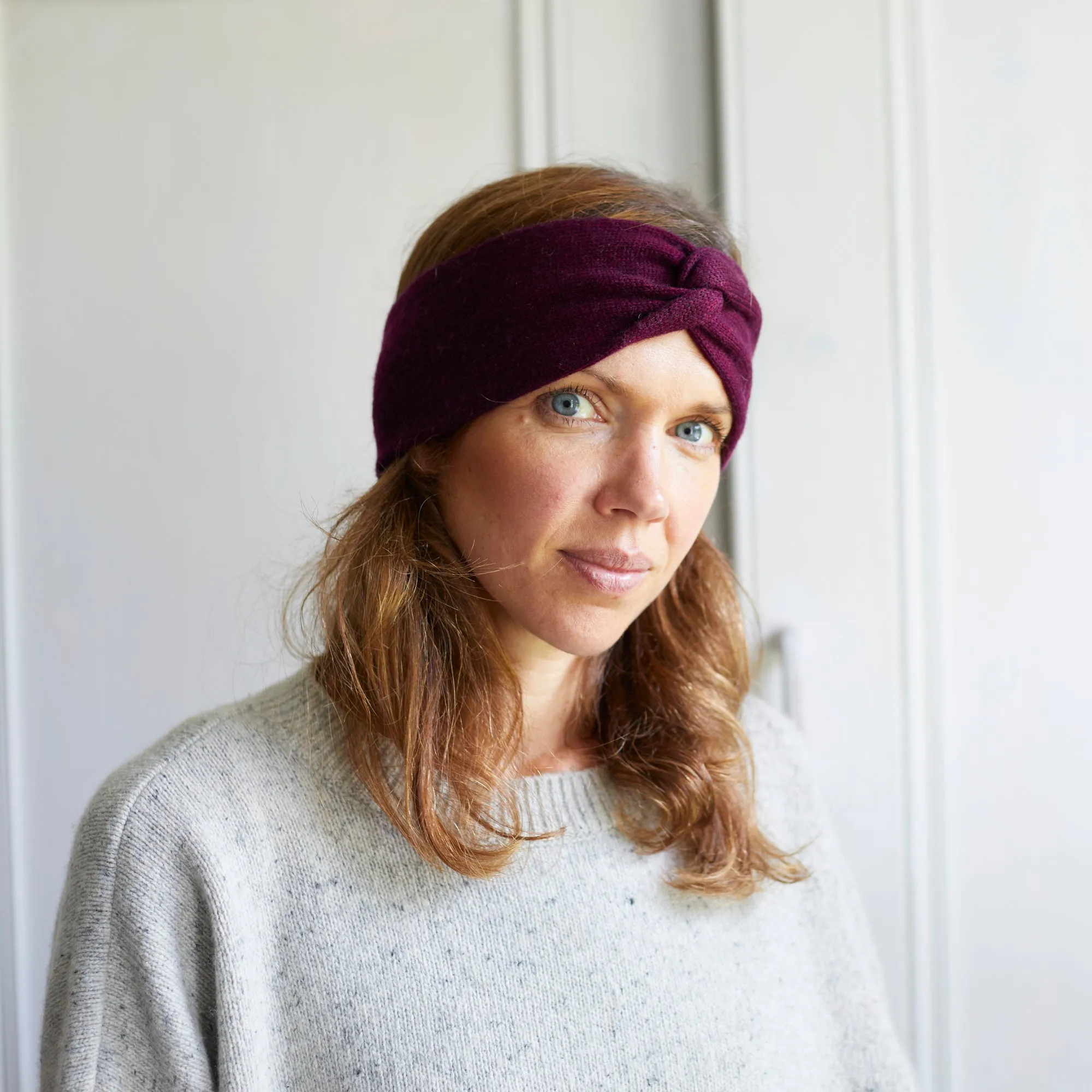 DISHITA Luxury Merino Twist Earwarmer Headband (WS)