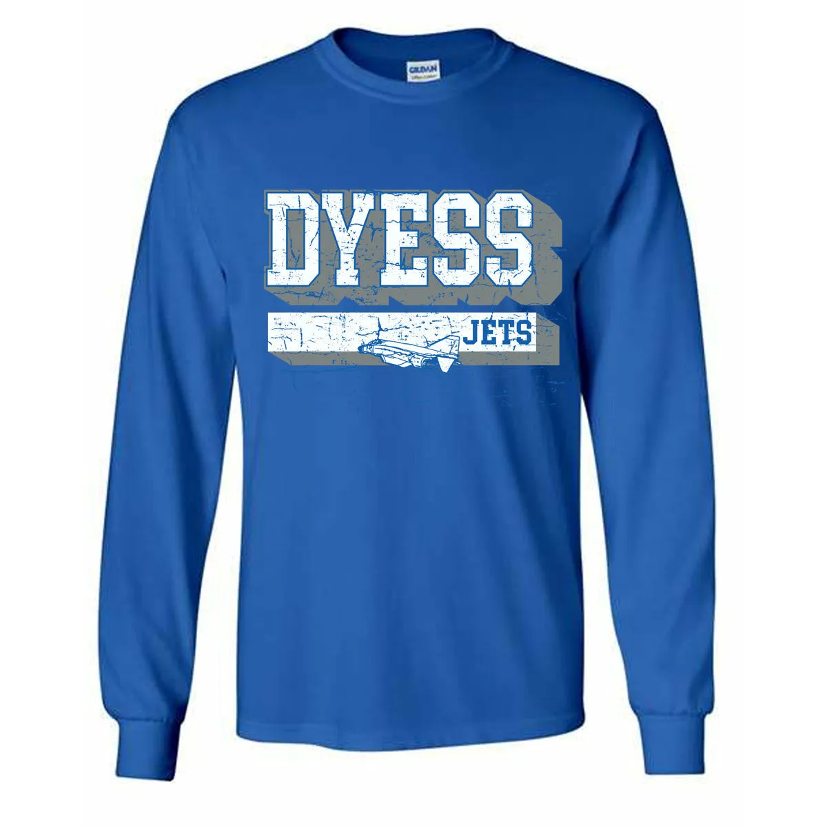 Dyess Jets - Shadow Stripe Long Sleeve T-Shirt