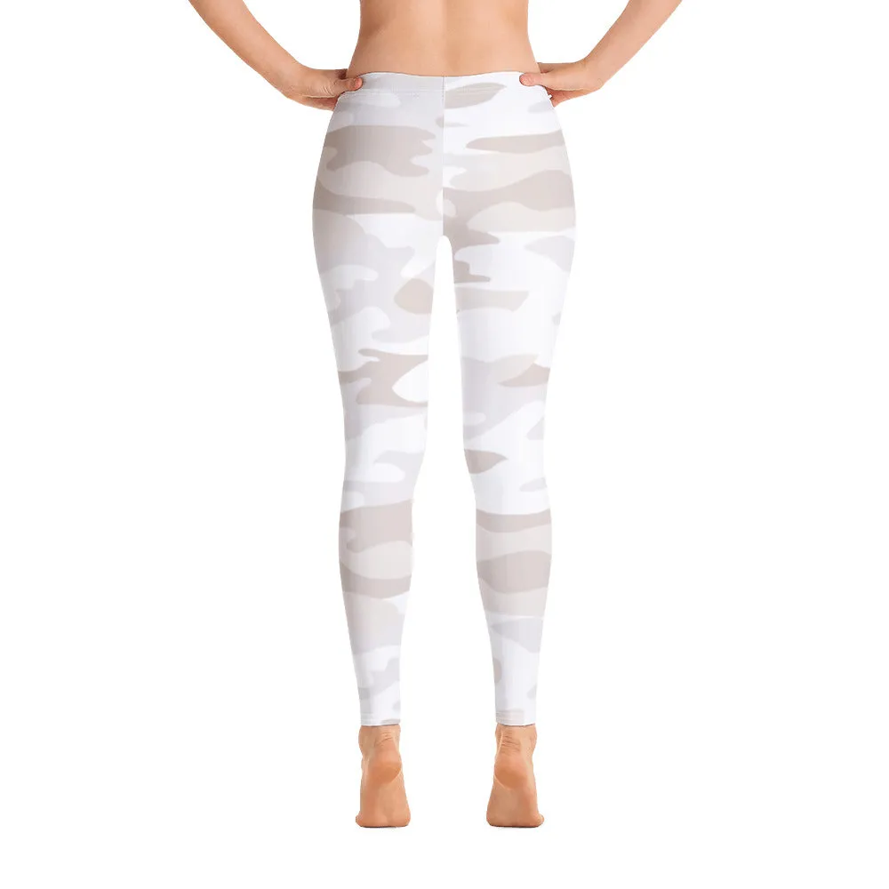 ELEVATED ESSENTIALS, SLIM AND SCULPT LEGGING WHITE CAMO