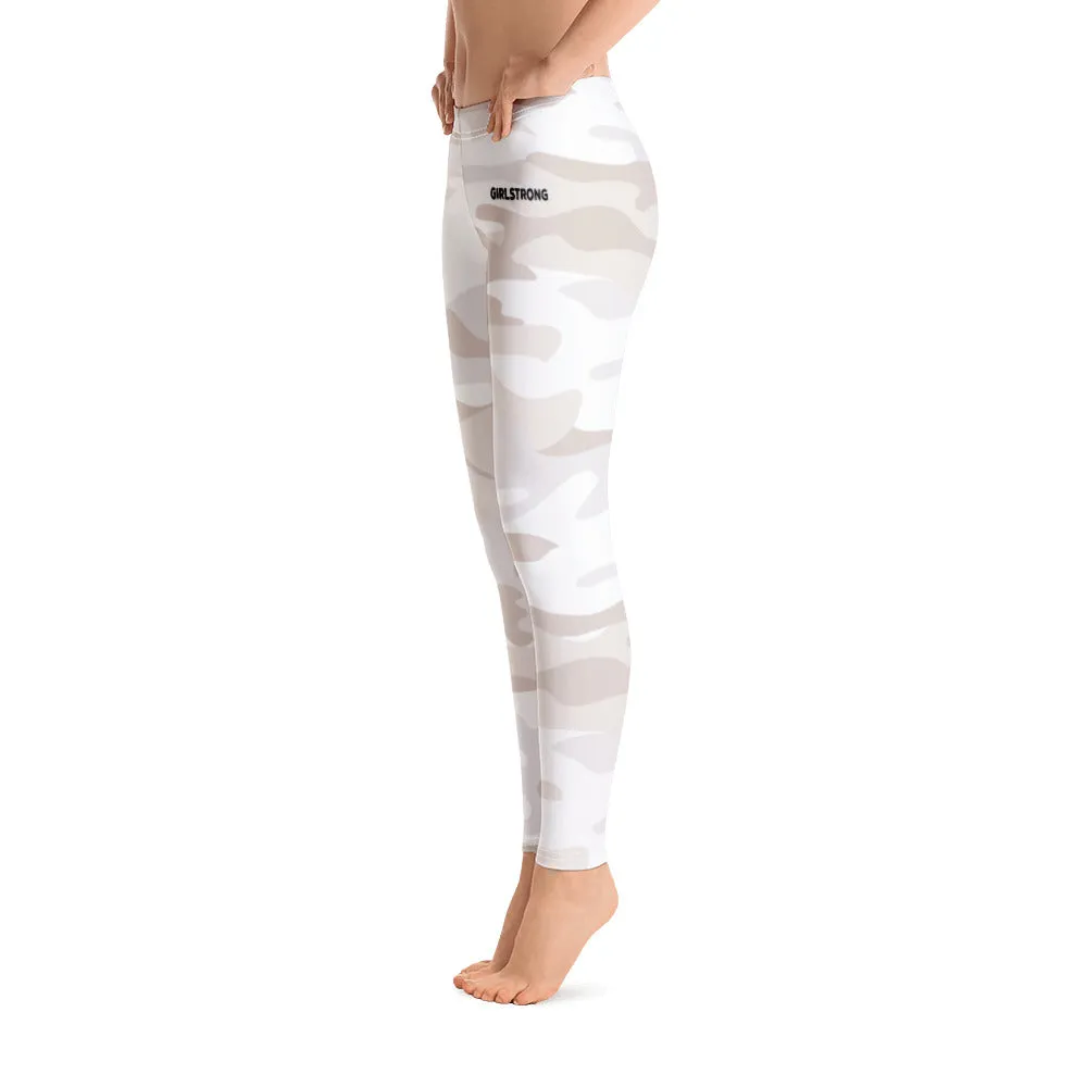 ELEVATED ESSENTIALS, SLIM AND SCULPT LEGGING WHITE CAMO