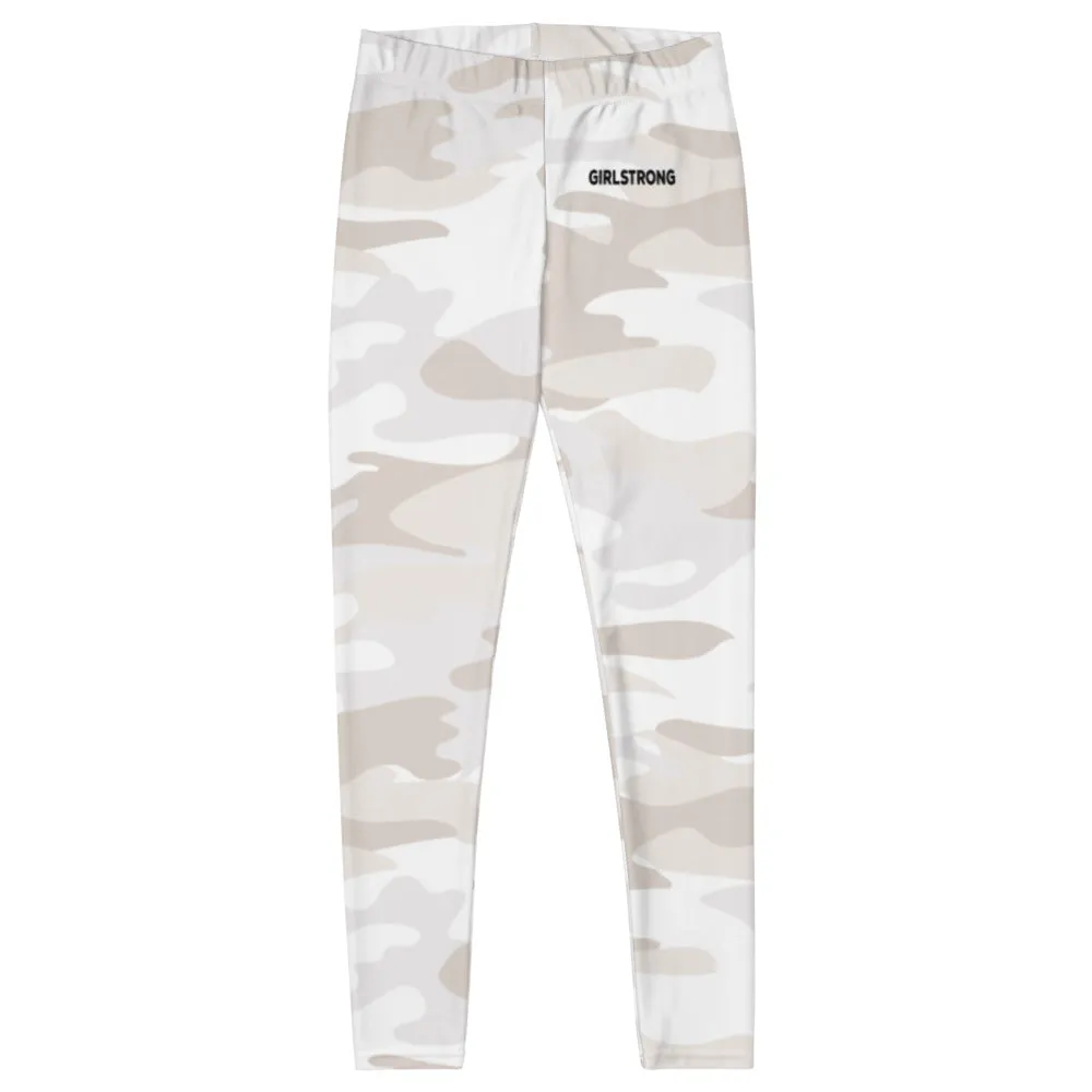 ELEVATED ESSENTIALS, SLIM AND SCULPT LEGGING WHITE CAMO