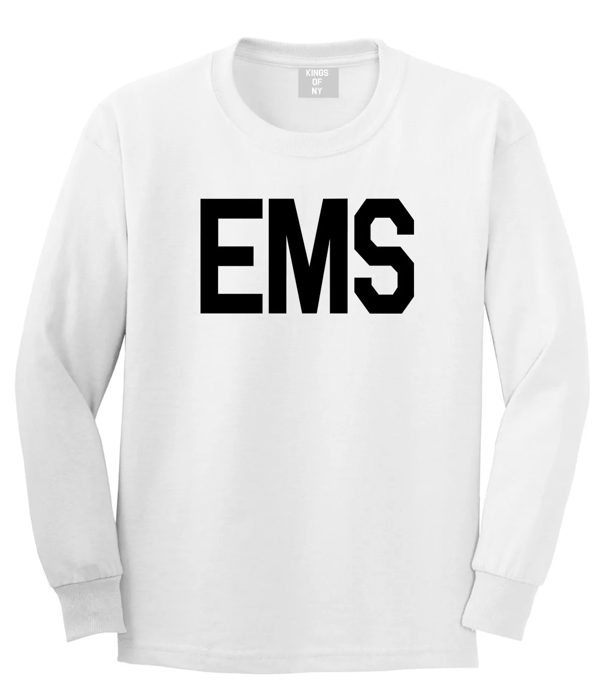 EMS Emergency Badge Mens Long Sleeve T-Shirt