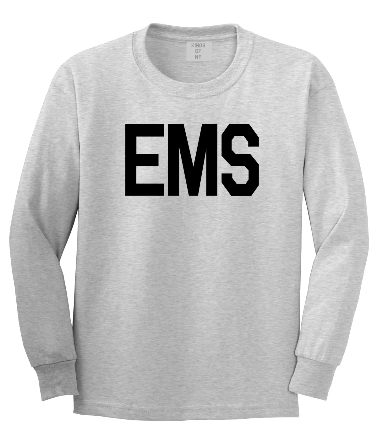 EMS Emergency Badge Mens Long Sleeve T-Shirt