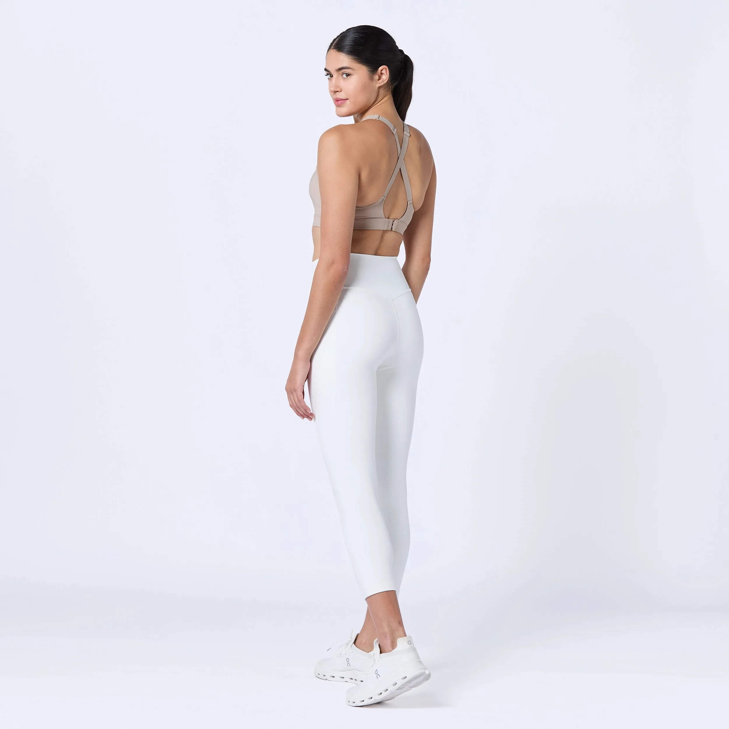 Essential ACT Double Layered Leggings 24" 2.0 - Pearl White