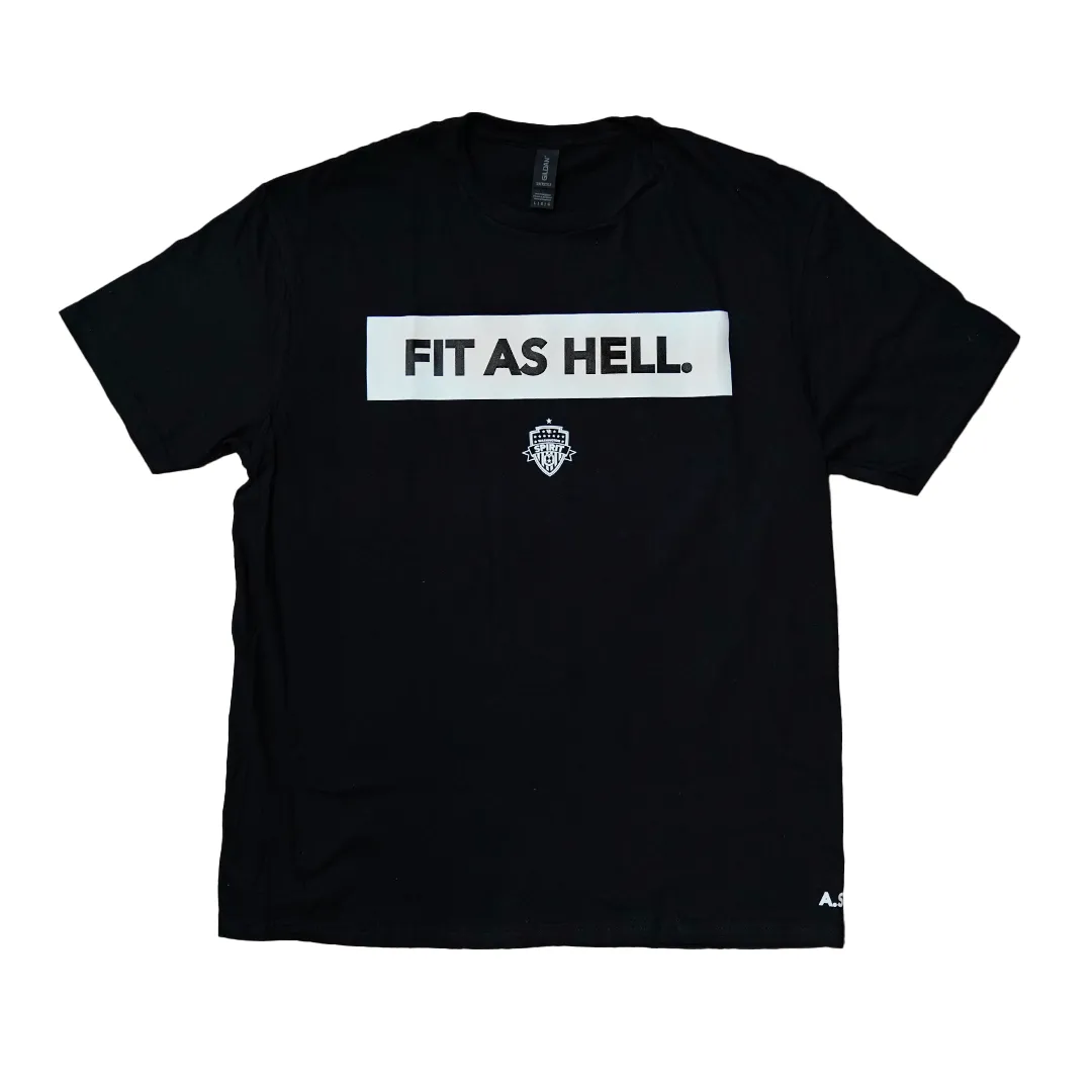 FIT AS HELL. - Andi Sullivan - Short Sleeve Adult Te