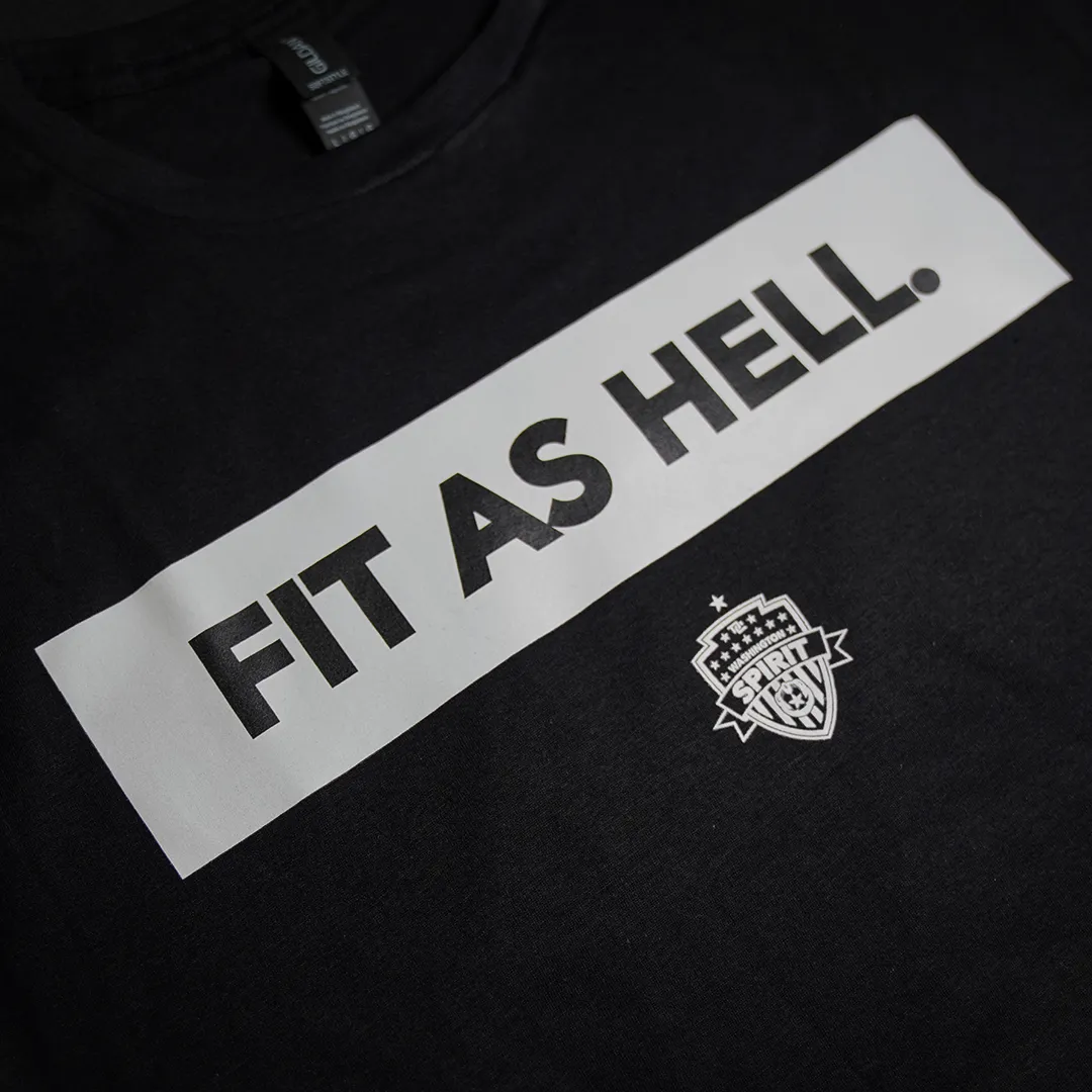 FIT AS HELL. - Andi Sullivan - Short Sleeve Adult Te