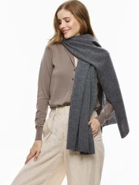 FlexKnit Gray Cashmere Wrap