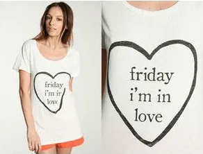 Friday I'm in Love T-Shirt -S-3XL- 3 Colors